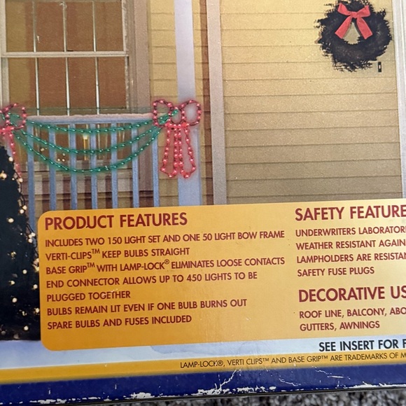 Holiday‎ Time Red and Green String Lights - Picture 4 of 4